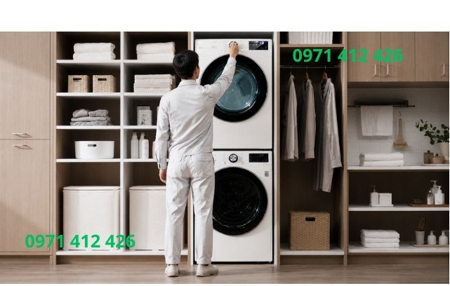 Dịch vụ sửa tháp giặt sấy LG tại Hà Nội 